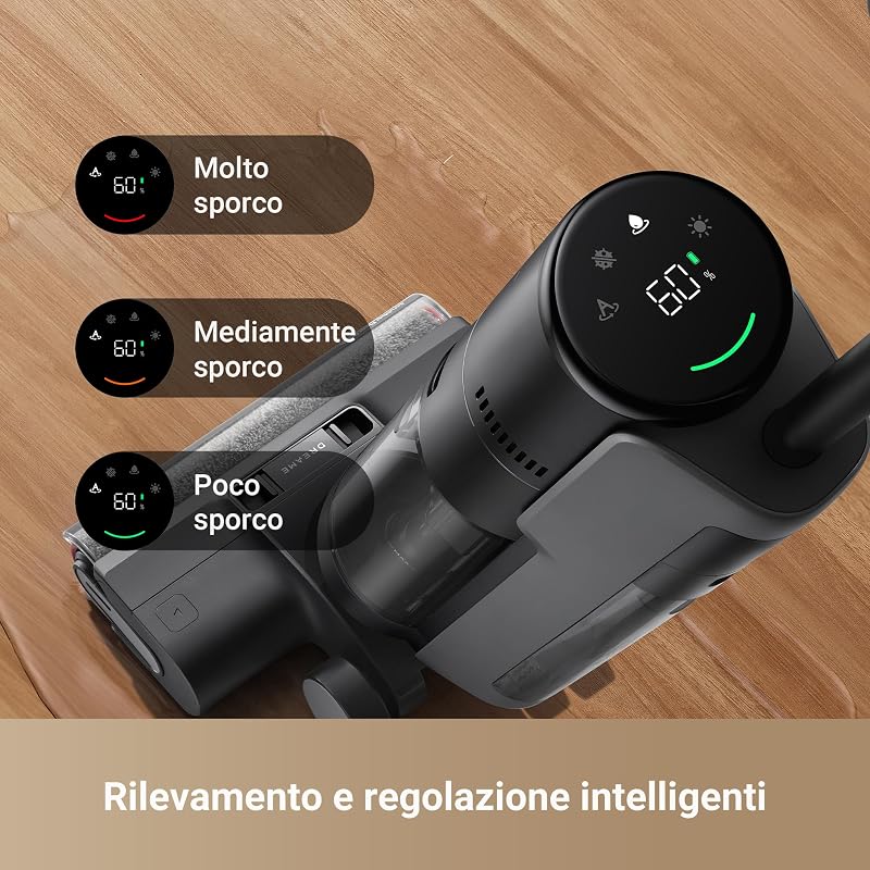 H12 Pro Ultra Aspirapolvere Lavapavimenti, Aspirazione 16.000 Pa