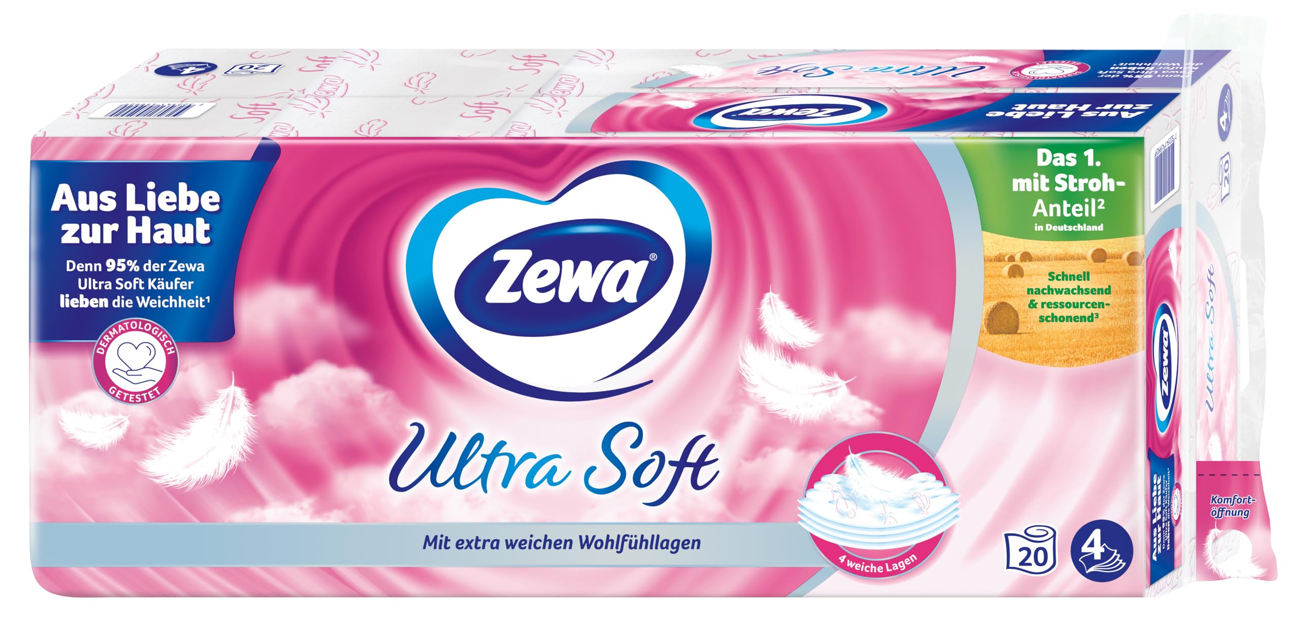 ZEWA Ultra Soft Toilettenpapier 3