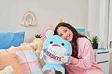 Snackles Series 2 Pink Shrimp Plush Toy 40 cm Large Brown Box view 5