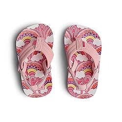 REEF Kids Girls Sandals, Little Ahi, Rainbows And