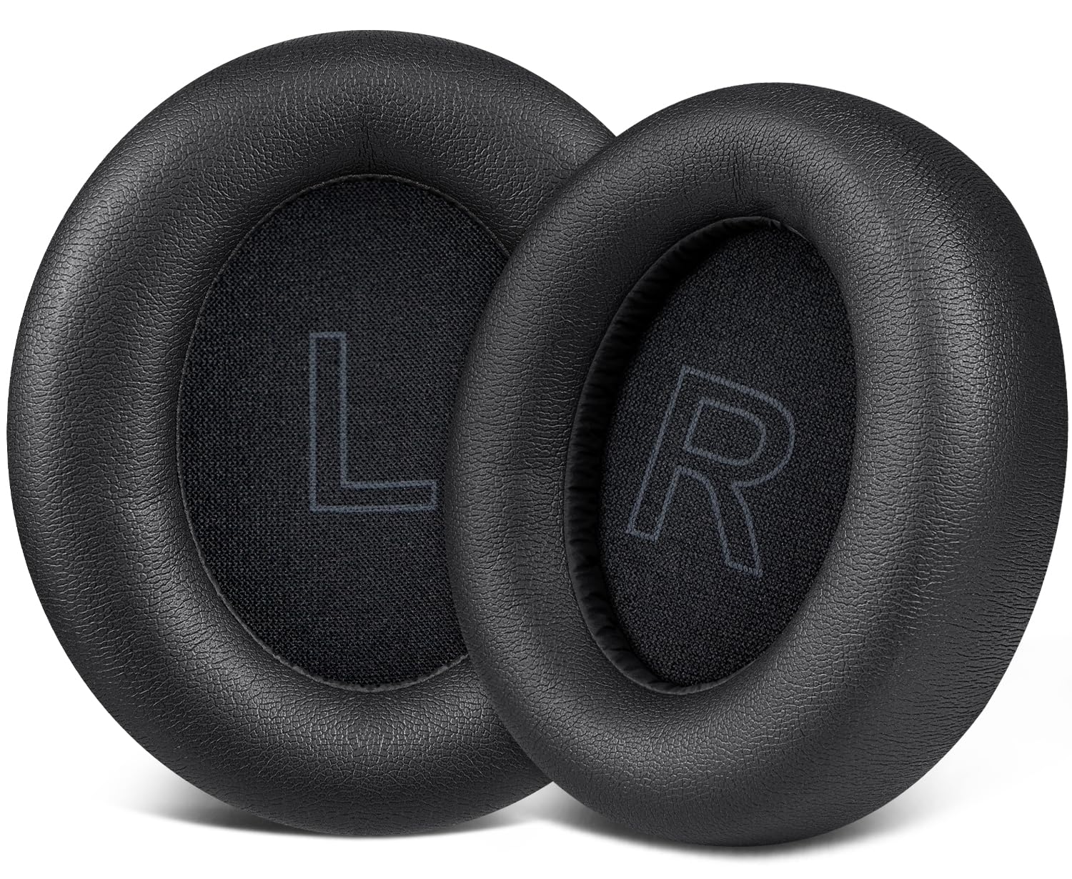 SOULWIT Earpads Replacement for Anker Soundcore Life Q30/Q35 Headphones, Ear Pads Cushions with Softer Protein Leather, Noise Isolation Foam - Black