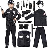 Spooktacular Creations SWAT Officer Costume for Kids Halloween Party, Trick-or-Treat Costume, Themed Parties