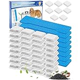 MyfatBOSS 8 Set Dog Water Filter Replacement Compatible with SIBAYS & Compatible with Kastty 15L/4Gal, Dog Water Fountain Filter, Multilayer Filtration System 8Pre-Filter+8 Filters+8 Sponges
