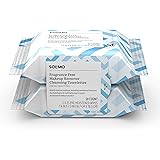 Solimo Make Up Remover Wipes, Fragrance Free, 25ct (Pack of 2)