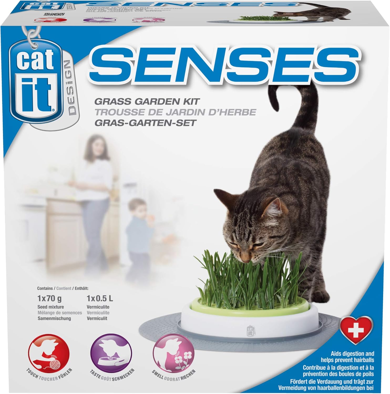 Catit Jardin D Herbe A Chat Amazon Fr Animalerie