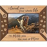 SteadStyle Dog Memorial Gifts for Loss of Dog, Pet Memorial Gifts, Sympathy Gift for Loss of Dogs, Pet Remembrance Gift, Cat Picture Frame, Passed Away Fit 6x4 in Photo
