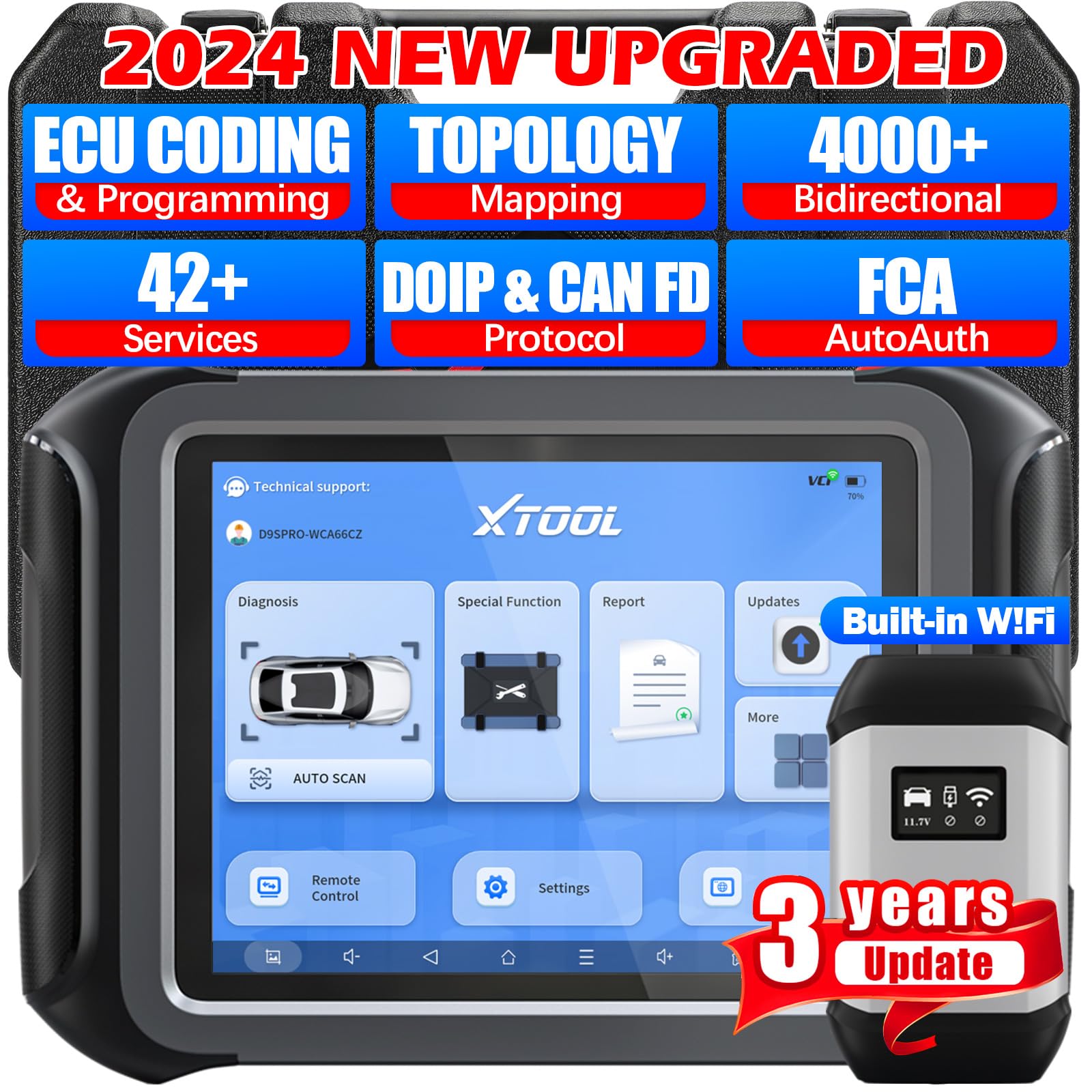 Mua D9S Pro Automotive Diagnostic Tool 2024 V2.0, Upgrade of D9Pro, ECU ...