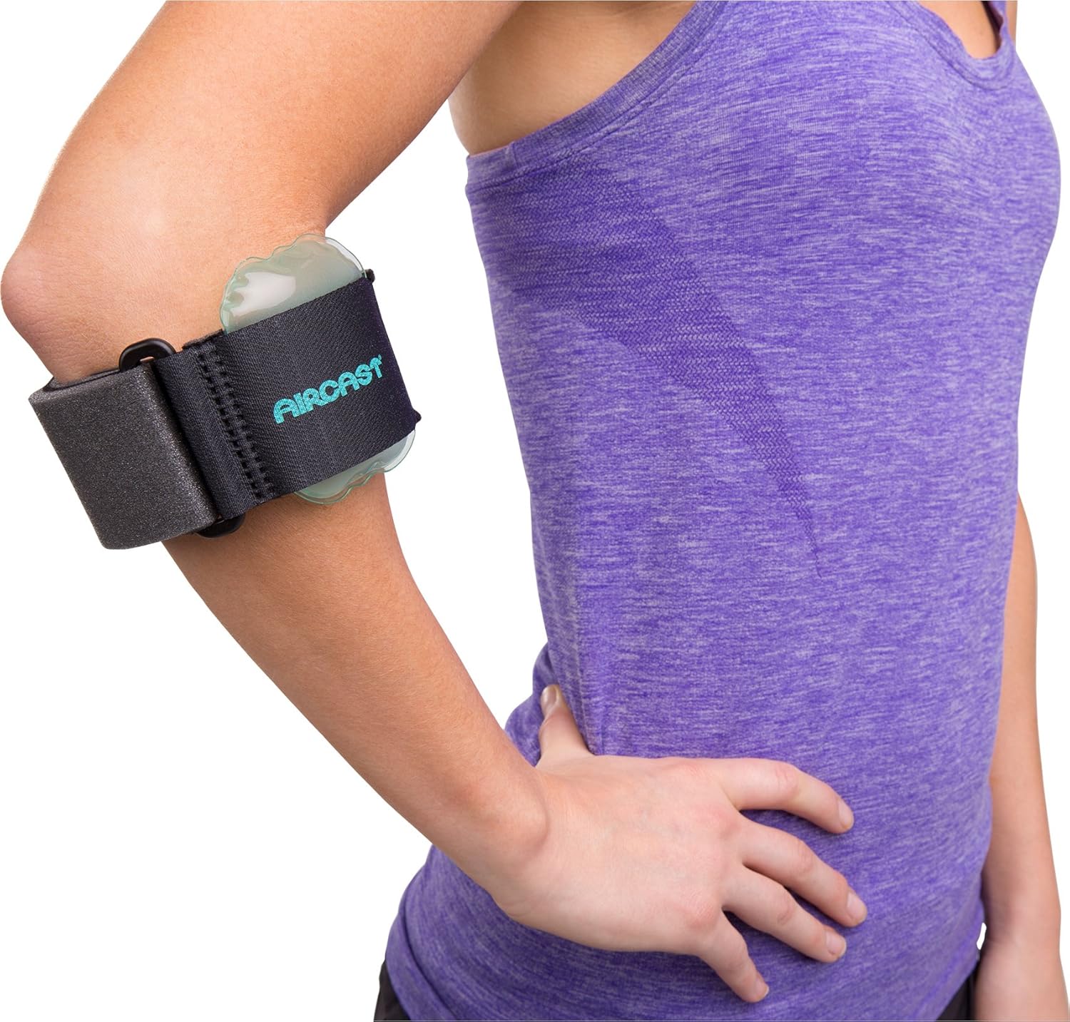 Aircast Pneumatic Armband: Tennis/Golfers Elbow Support Strap, Black: Industrial & Scientific