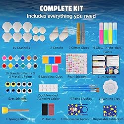 EPUMP Shell Painting Kit for Kids - Glow in The