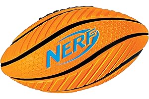 Nerf Kids Foam Football - Spiral Grip Mini Soft Foam Football for Kids - Easy Grip Junior Ball - 8.5"