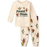 The Children's Place Baby and Kids' Sibling Matching Halloween and Holiday Pajama Sets, Cotton