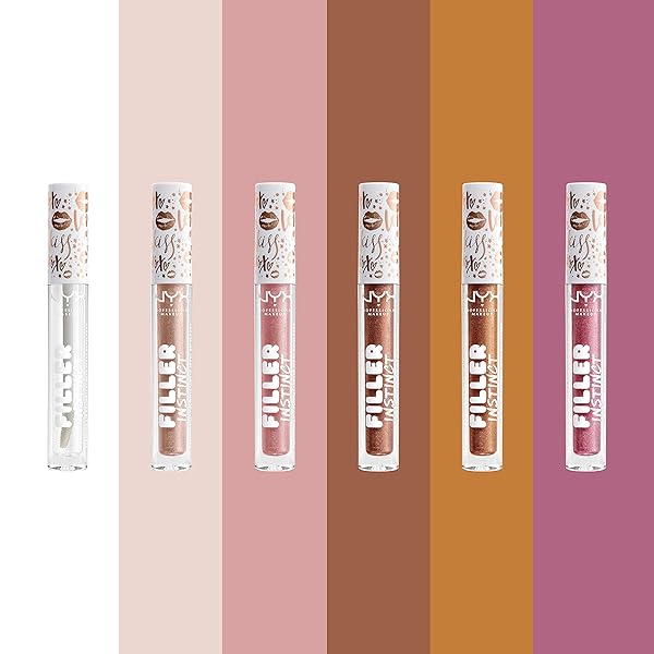 NYX PROFESSIONAL MAKEUP FILLER INSTINCT PLUMPING LIP POLISH, LIP PLUMPER GLOSS – NEW MONEY (COPPER GOLD)