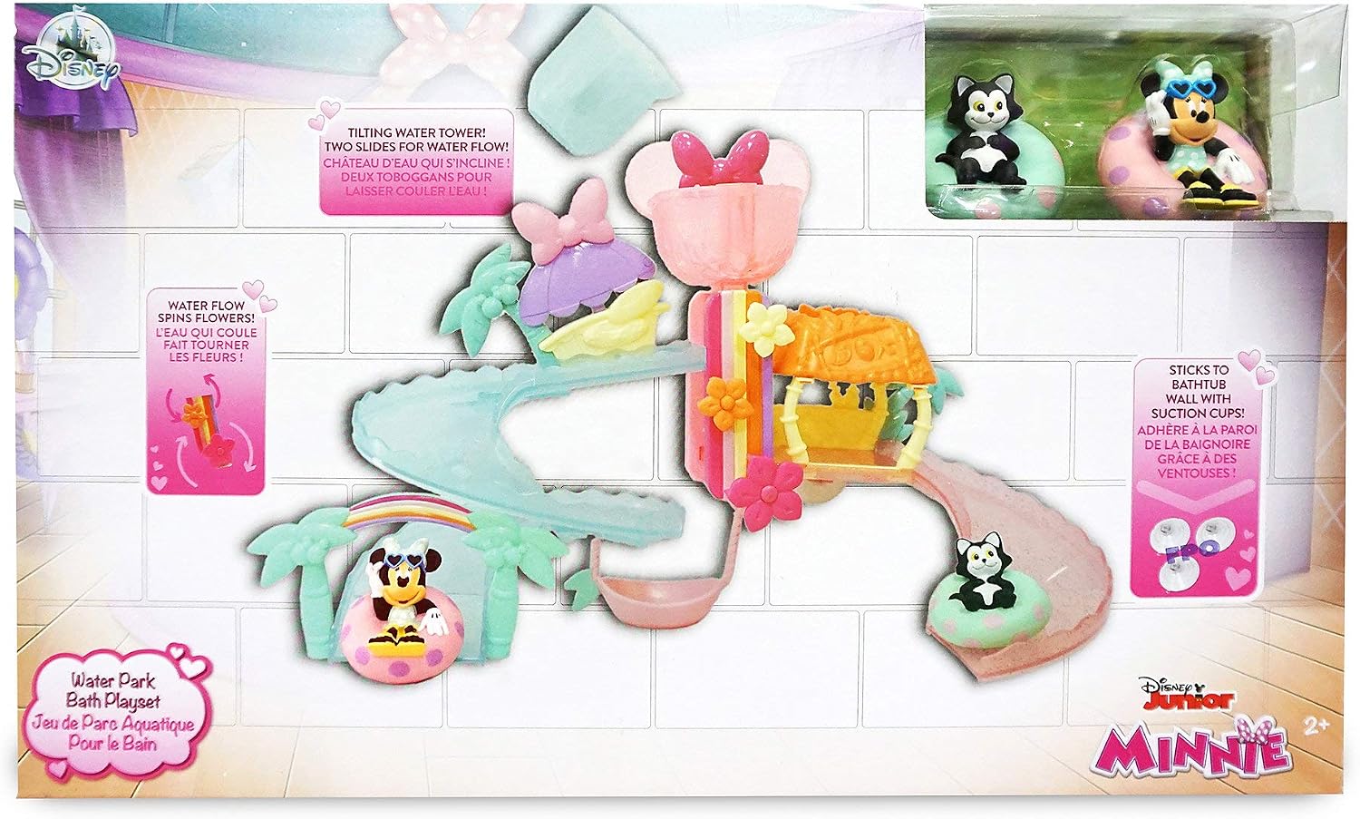 Disney Minnie Mouse Water Park Bath Play Set, Multicolored, Small - Image 3
