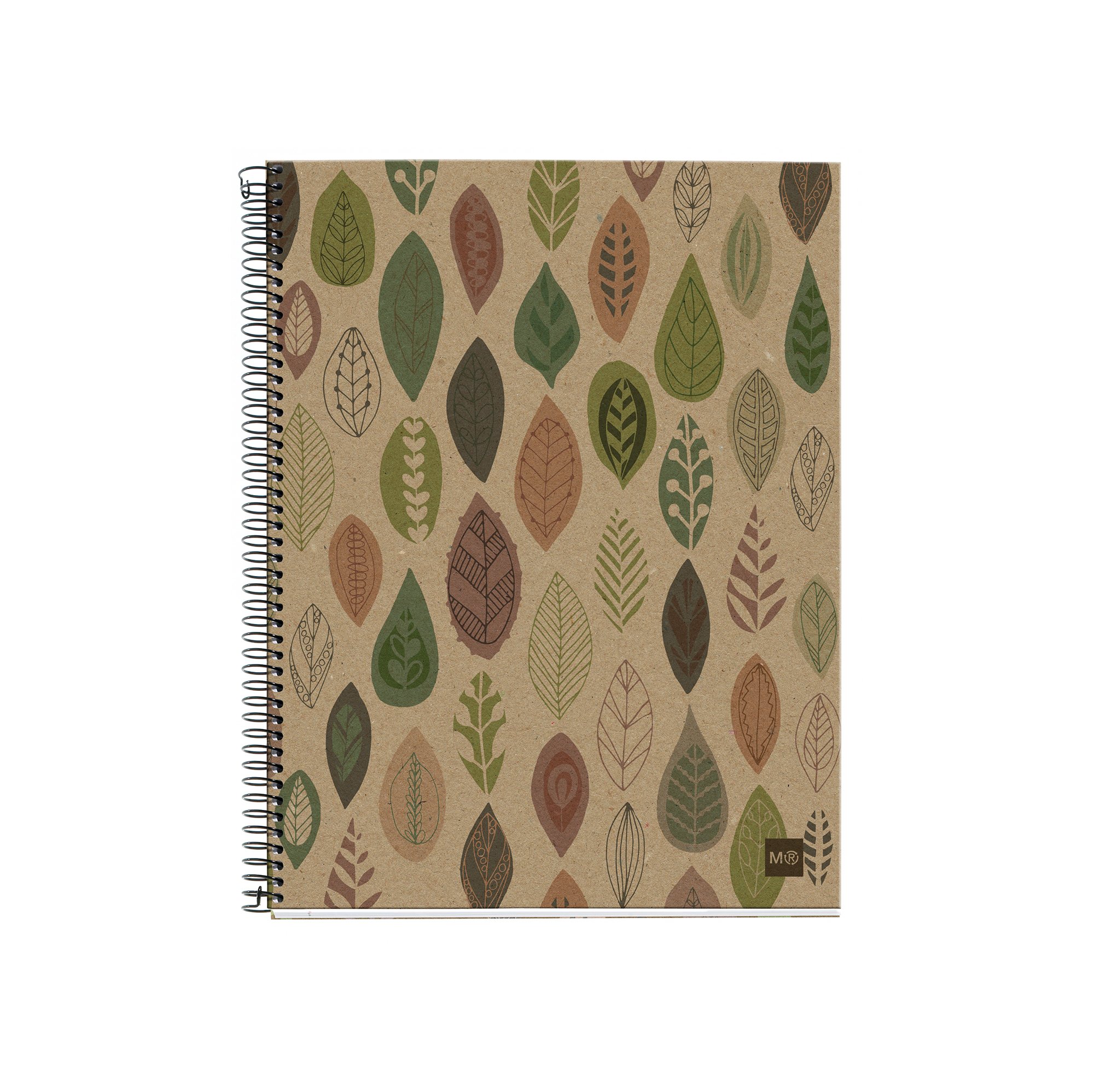 Miquelrius 2936 – Notebook 4 Recycled Cardboard ecojohas M (DIN A5, 148 x 210 mm, 120 Sheets, 80 g/m², Hatching) — image 1