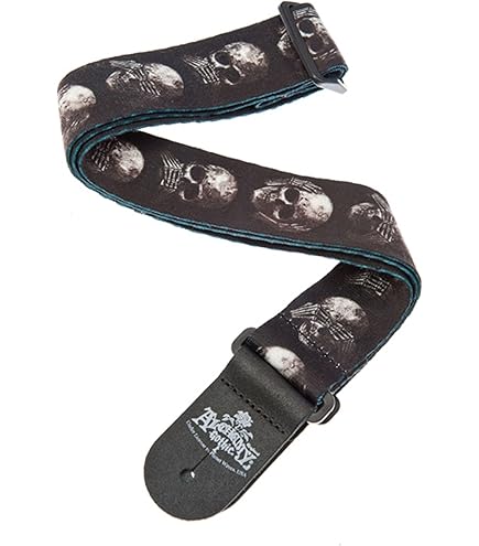 Amazon.com: D'Addario 50MM Strap - Cross Bone Skull (50H01