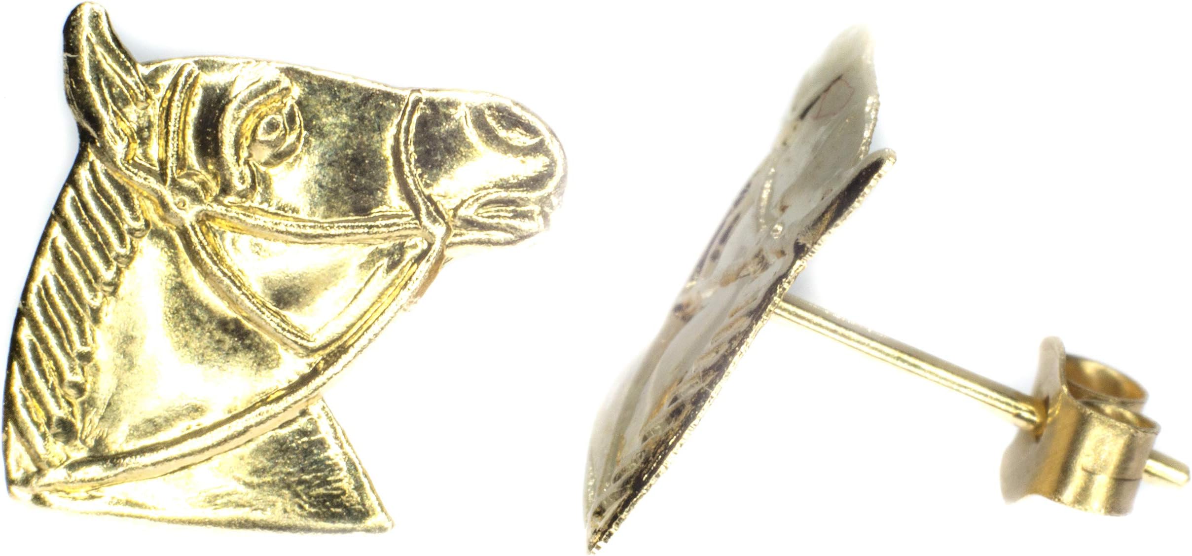 Arranview Jewellery Horse Head Stud Earring – 9ct Gold