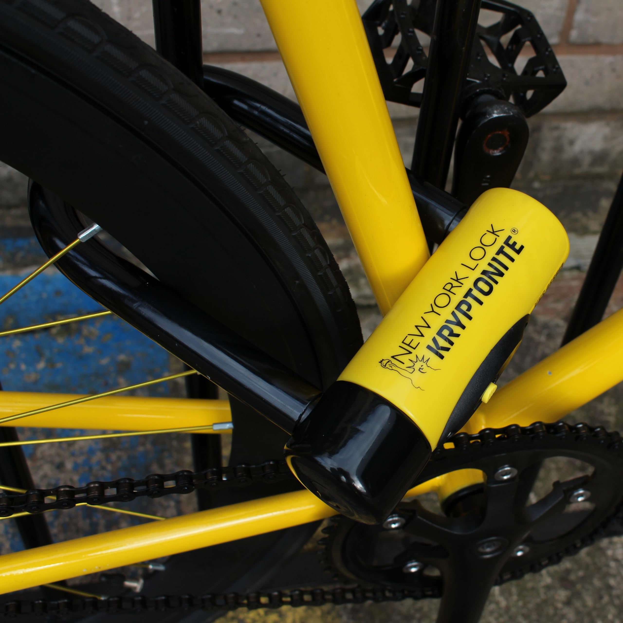 Kryptonite New York FAHGETTABOUDIT Mini Bügelschloss - Sicherheitsgrad 10/10, Anti-Diebstahl Fahrradschloss Hohe Sicherheit mit 3 Schlüsseln – 8,3 cm x 15,3 cm 5