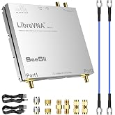 Seesii LibreVNA 2.0 100kHz-6GHz Vector Network Analyzer, NanoVNA Antenna Analyzer USB Based Full 2-Port with External Reference Input/Output,6-Layer PCB Design Measure Full S-Parameters