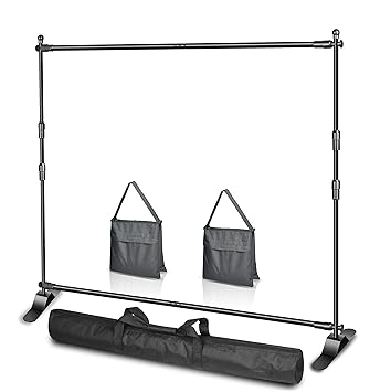 Emart 10 X 8ft Photo Backdrop Banner Stand Heavy Duty Amazon In