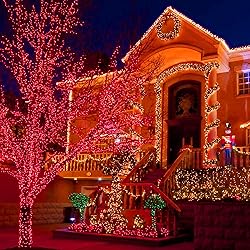 Dazzle Bright 300 LED Christmas String Lights, 100