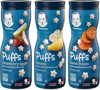 gerber puffs healthy