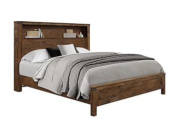 Amazon Com Global Furniture Usa Kb Victoria Bed King Rustic Oak