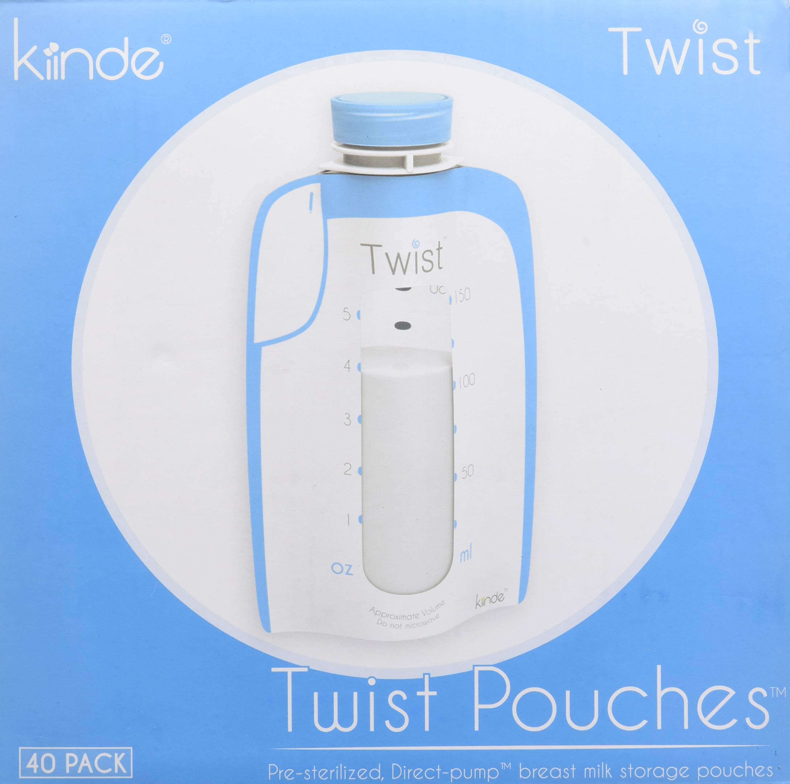 Kiinde Breast Milk Storage Twist Pouch (6 oz Pack of 40) Pricepulse