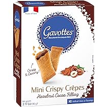 Amazon.com: Gavottes Gourmet French Filled Mini Crispy Crepes ...