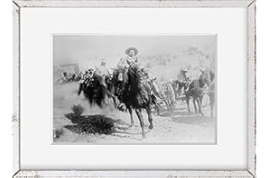 INFINITE PHOTOGRAPHS 1914 Photo Villa General Francisco Pancho Villa (1877-1923) on horseback, during the Mexican Revolution. Possibly taken at the time of the Battle of Ojinga, Chihuahua