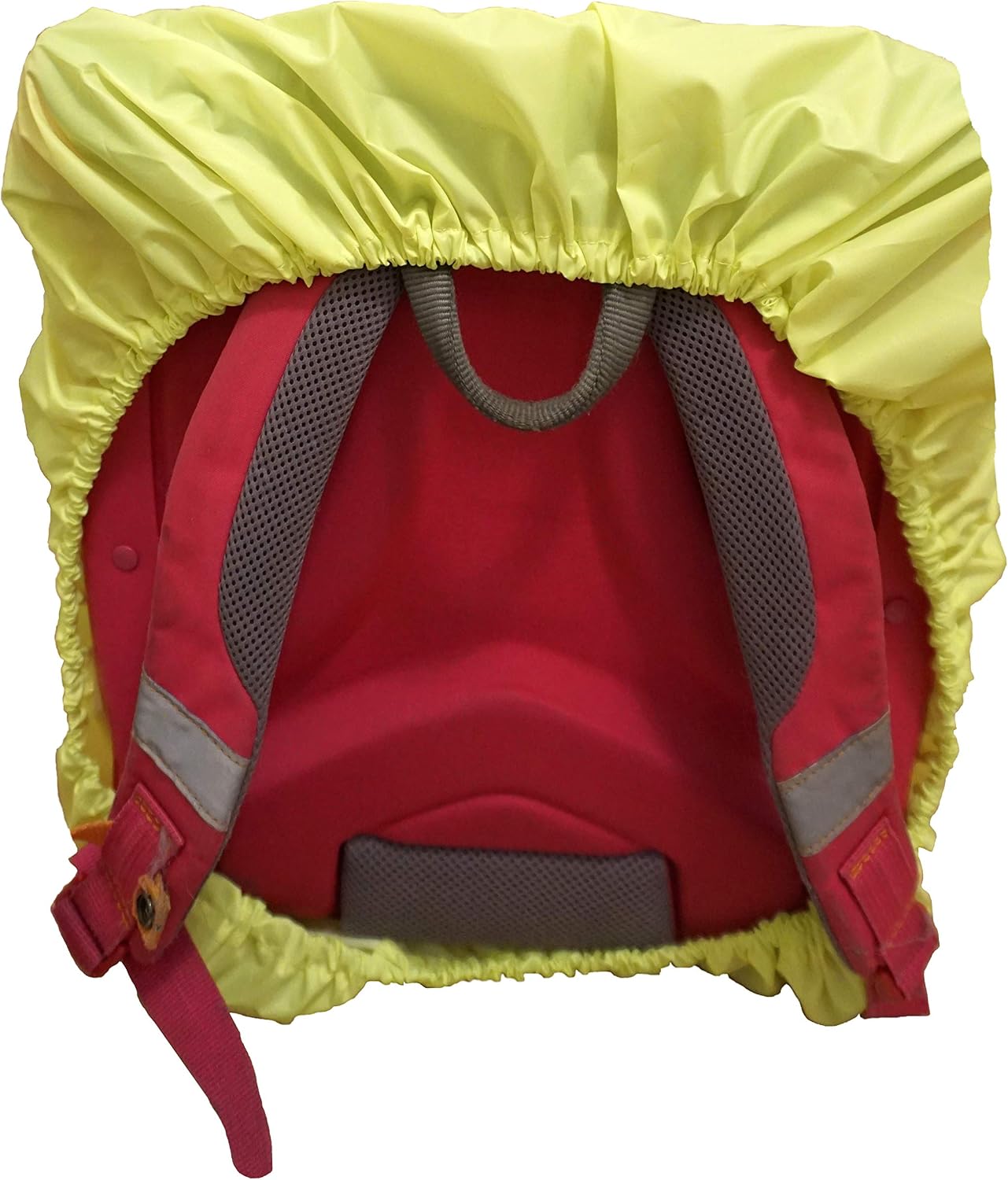 Schoolbag rucksack backpack satchel rain cover/rain cover with reflection picture princess, Yellow - Image 5