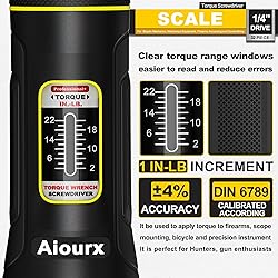 Aiourx Long Shank Torque Screwdriver Set, 2-22 Inch