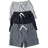 Gerber Baby Boys' Baby &amp; Toddler Boys 3-Pack Pull-on Knit Shorts