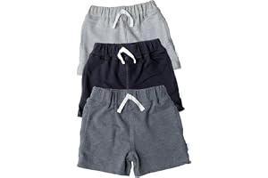 Gerber Baby Boys' 3-Pack Pull-on Knit Shorts