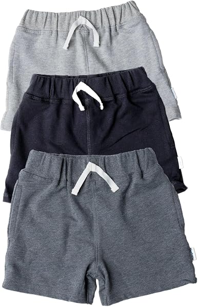 Gerber Baby & Toddler Boys 3-Pack Pull-On Knit Shorts