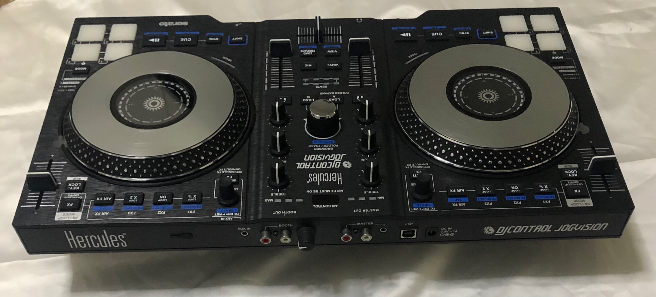 14/mo Finance Hercules Djcontrol Jogvision 2Channel USB DJ
