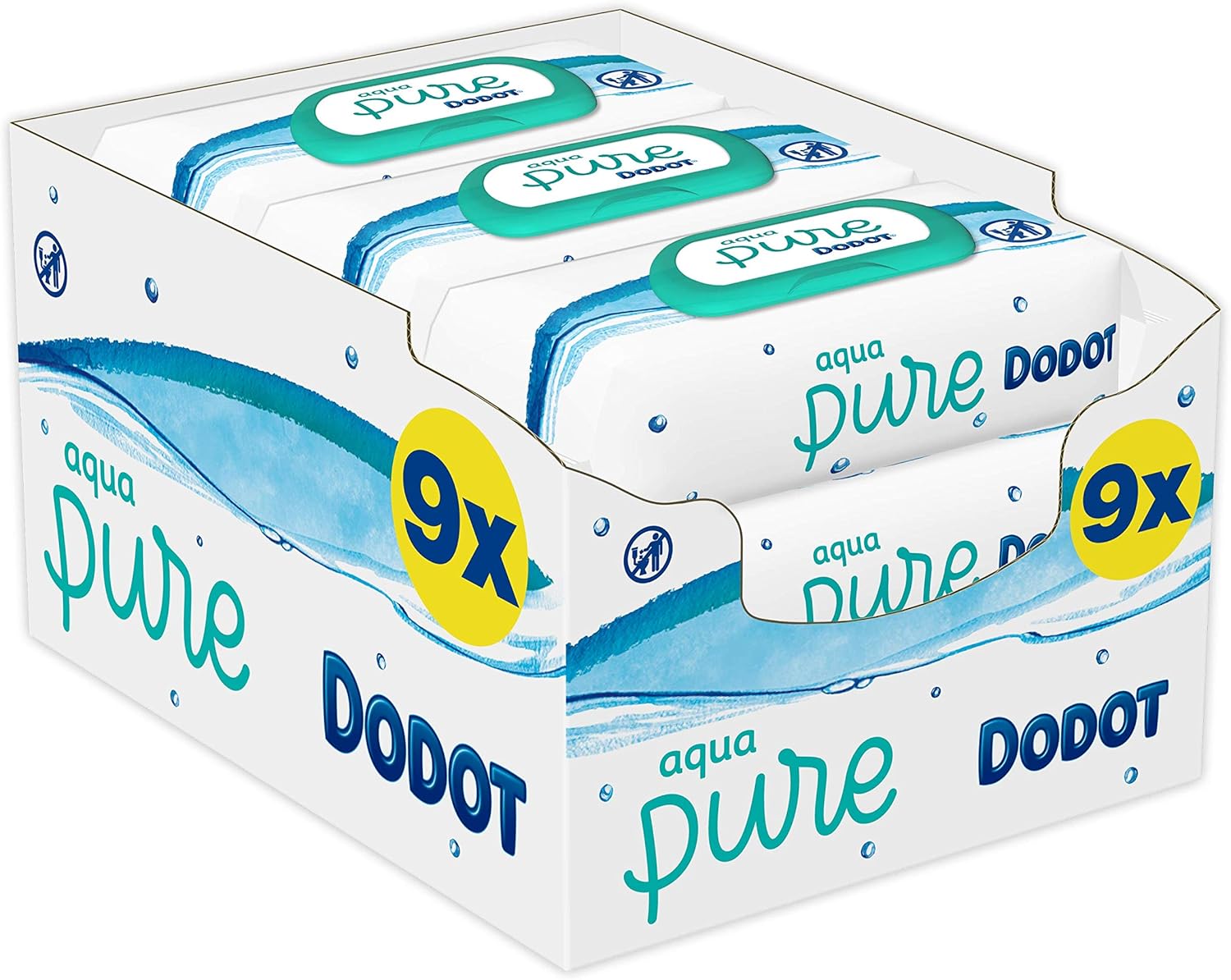 Dodot Aqua Pure Baby Wipes 9 Packets, 432 Wipes Amazon.co.uk Baby