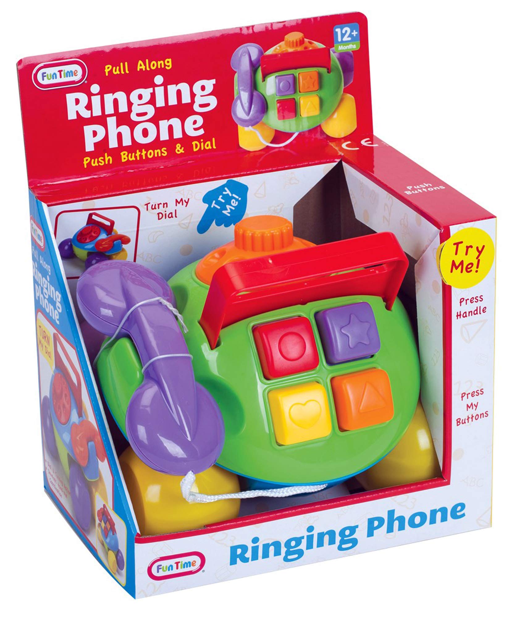 Fun Time Pull Along Ringing Phone