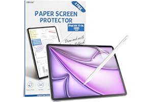 XIRON 2-PACK Paper Screen Protector for iPad Air 11 inch (M2) 2024, Matte PET Film for iPad Air 11-in. 2024, Write and Draw Like on Paper, Anti-Glare Screen Protector