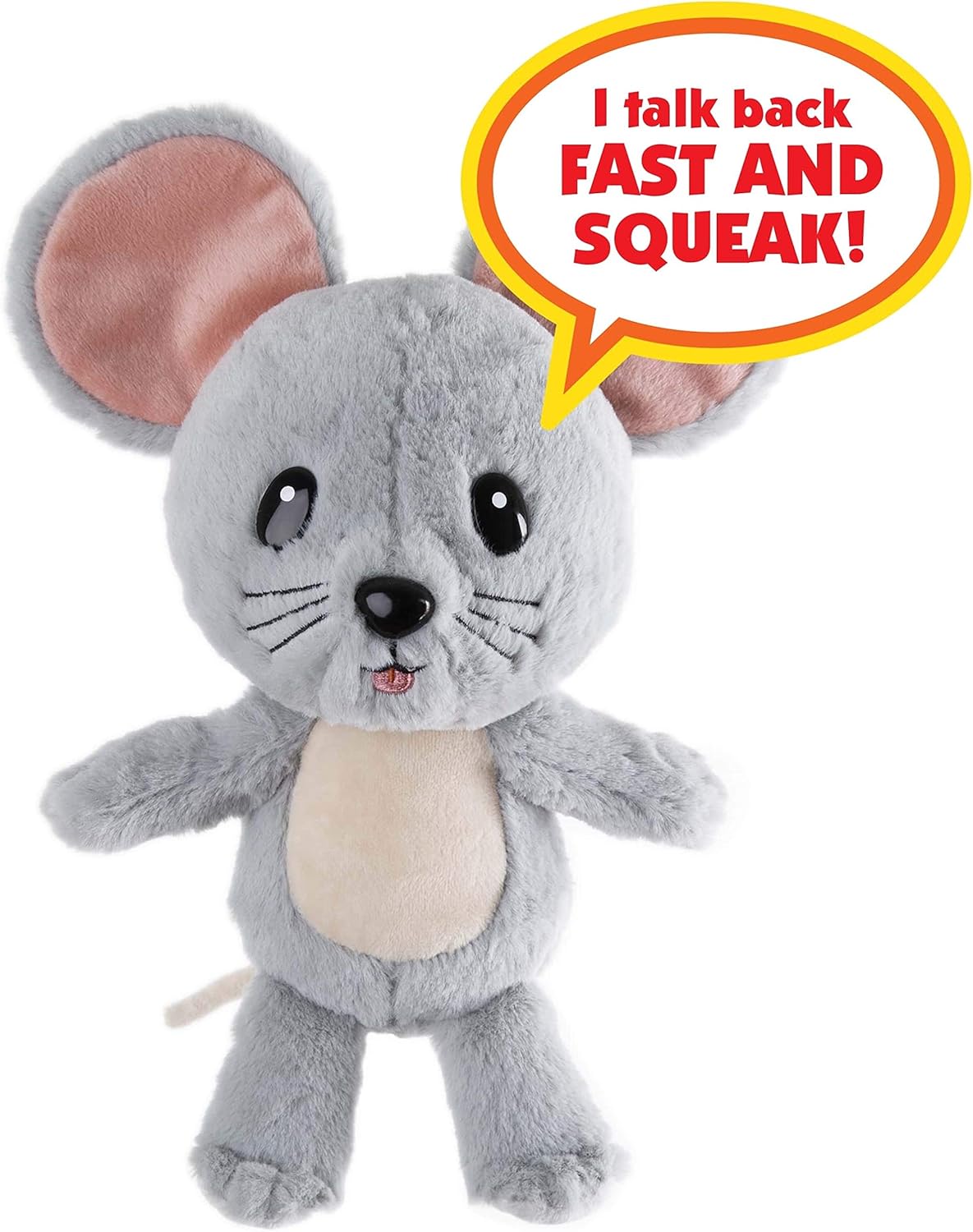 Talk Back Mouse Plush - Repeats Fast 