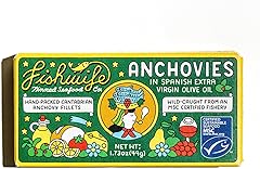 Fishwife Cantabrian Anchovies 1-Pack (1.73 Ounce) - MSC-Certified Sustainable Seafood, High Protein, Gluten Free - Handpacked