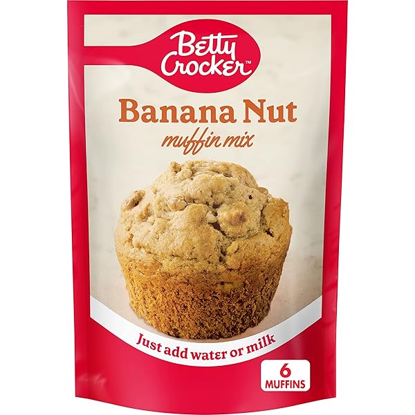 BETTY CROCKER BANANA NUT MUFFIN MIX, MADE WITH...