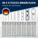 NietFullThings 316 Stainless Steel Short Link Chain 13 mm 0.5 m A4 Marine Grade view 2