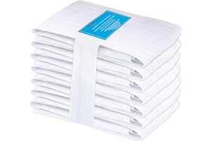 Ruvanti 6 Pack Extra Large Flour Sack Dish Towels (28" X 28") 100% Cotton Reusable Un Paper Towels/Tea Towels Can be Used as 