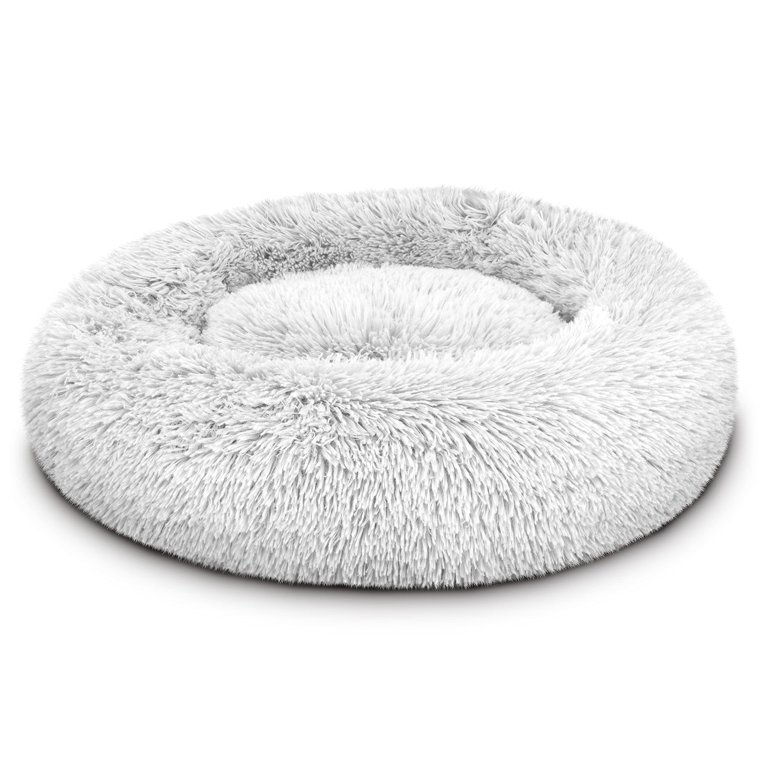 The Dog’s Bed Cover – Replacement Cover, Ice White Fur, Small