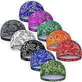 Tarpop 10 Pcs Men Skull Caps Cooling Welding Hard Helmet Liner Cycling Skull Caps Wicking Beanie Do Rag Head Wrap for Men