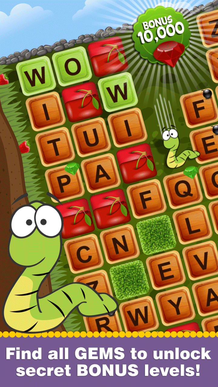 Word Wow Help a Worm out! Appstore for Android