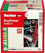 fischer DuoPower 8 x 65 S Plug and Screw Set view 2