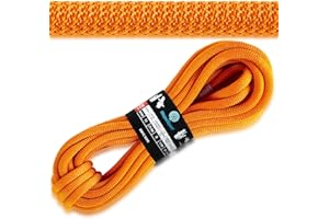 ROPE SPOT Powerful UIAA Static Rock Climbing Rope - High Strength Static Climbing Rope - Rock Mountaineering Climbing Gear - 10.5mm Rescue Rope - Heavy Duty Rope