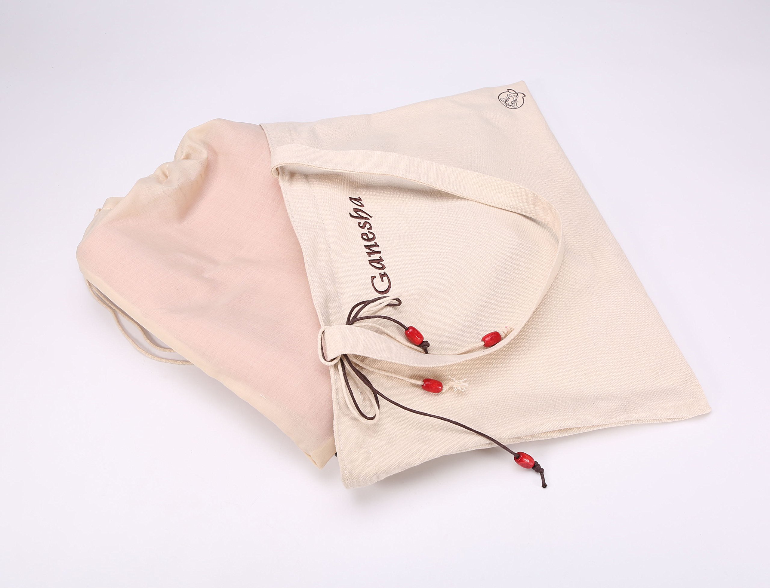 Ganesha Travel Yoga Mat Foldable Machine Washable and Dry Perfect for Bikram Hot Yoga 1mm Thick-Blue