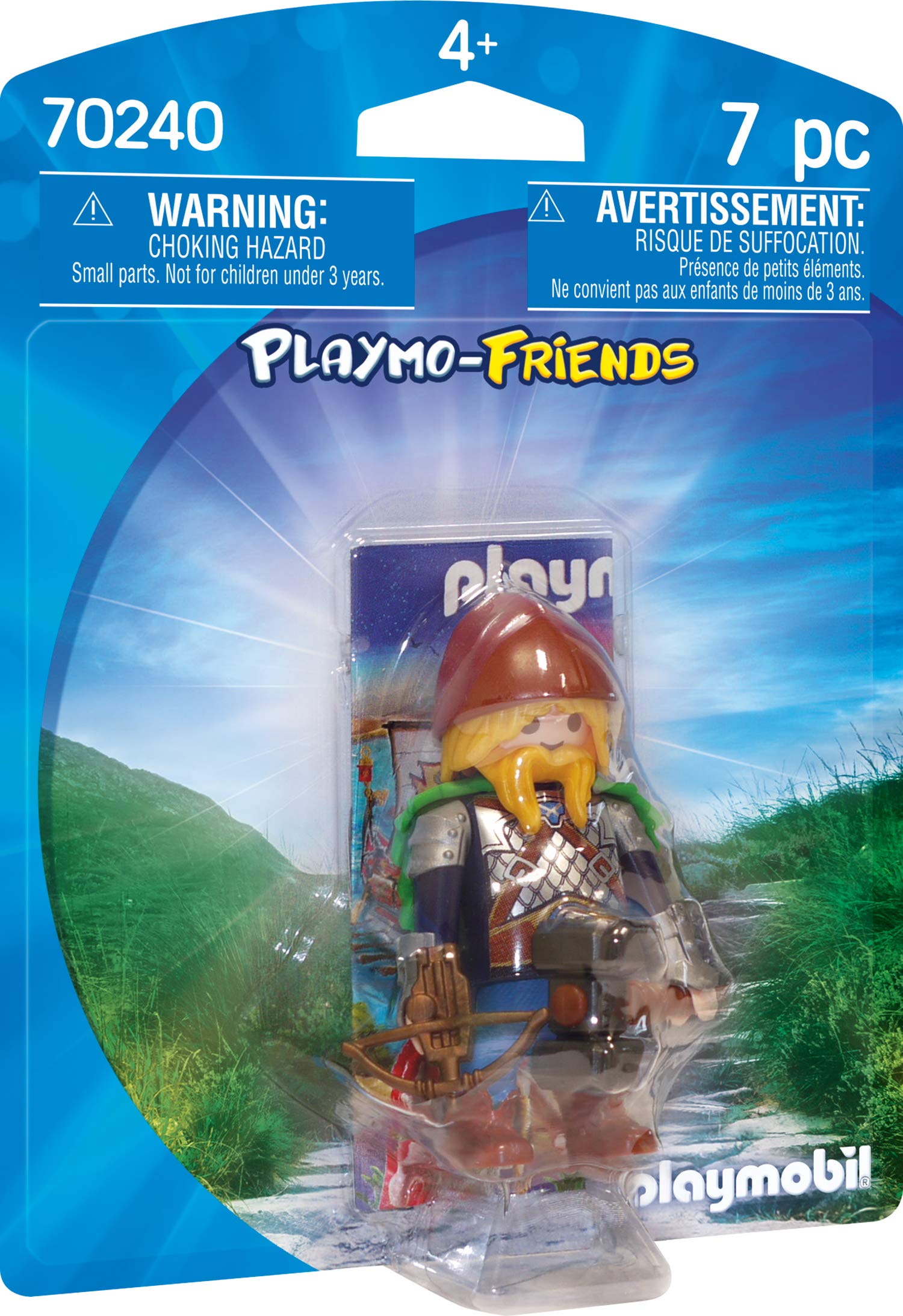 Playmobil 70240 PlayMO-Friends Dwarf Fighter, Fun Imaginative Role-Play, PlaySets Suitable for Children Ages 4+